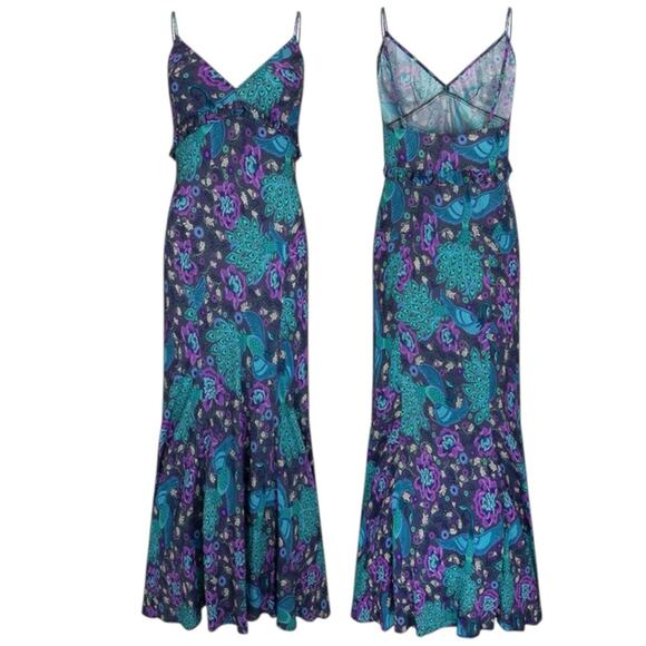 Spell & the Gypsy Bohemian Witchy Bohème Bias Maxi Slip Dress Size XXL - Picture 2 of 16